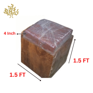 Lumber ParkĀ® Mystery Well Coffee Table with 4 Puffy Stool - Image 15
