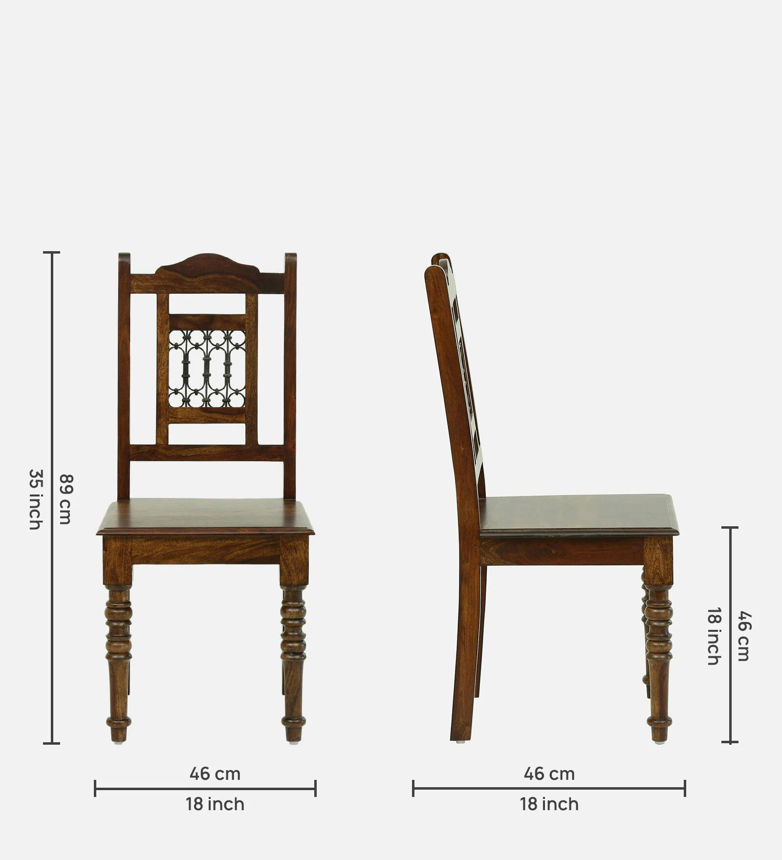 Lumber Park™ Teak Wood 6 Seater Dining Set In Provincial Teak Finish - Image 3